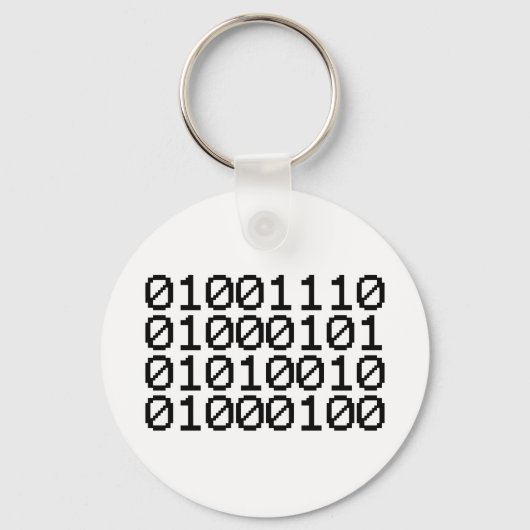 BINARY NERD SLEUTELHANGER (Voorkant)