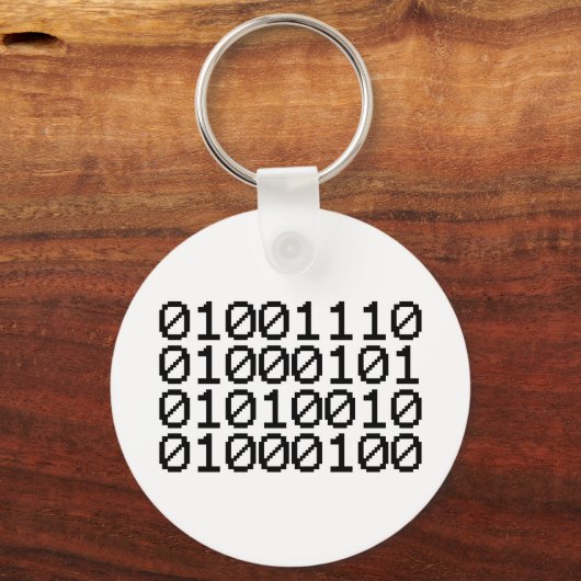 BINARY NERD SLEUTELHANGER (Voorkant)