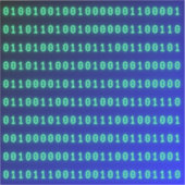 binary number sticker (Voorkant)