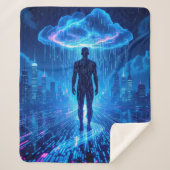 Binary Storm Digital Adventure Blanket Sherpa Deken (Voorkant)