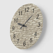 Binary Trendy Funky Nerd Nerdy Geek Retro Grote Klok (Hoek)