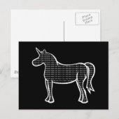 Binary Unicorn Briefkaart (Voorkant / Achterkant)