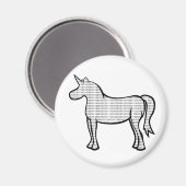 Binary Unicorn Magneet (Voorkant / Achterkant)
