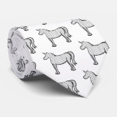 Binary Unicorn Stropdas (Opgerold)