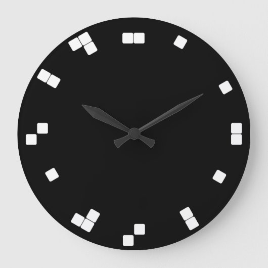 Binary Wall Clock Grote Klok (Voorkant)