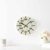 Binary Wall Clock Ronde Klok (Huis)