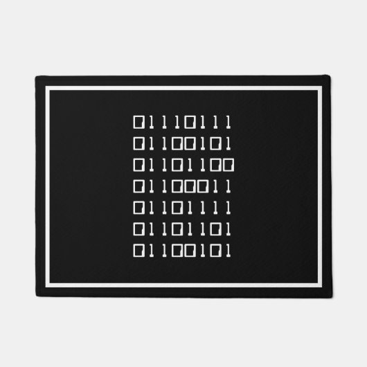Binary Welcome Mat (Voorkant)