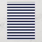 Bind De Knoop Nautisch Touw Witte Marine Huwelijk Menu (Achterkant)