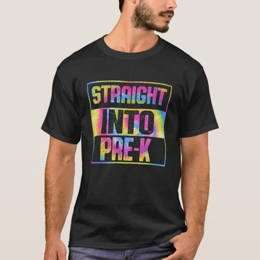 Bind de verf direct in Pre K terug aan de scholier T-shirt (Voorkant)