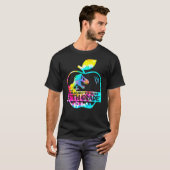 Bind Dye Rex terug naar school klaar om 5e Afstude T-shirt (Voorkant volledig)