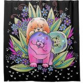 BIND PLAYDATE CHOW - Het gordijn van de douche of (Voorkant)