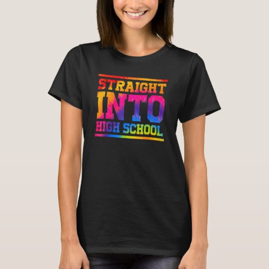 Bind verf direct in de middelbare school leraar te t-shirt (Voorkant)
