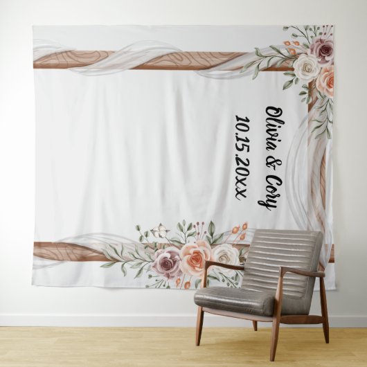 Bindachtergrond - boogfoto's wandkleed (In Situ (horizontaal))