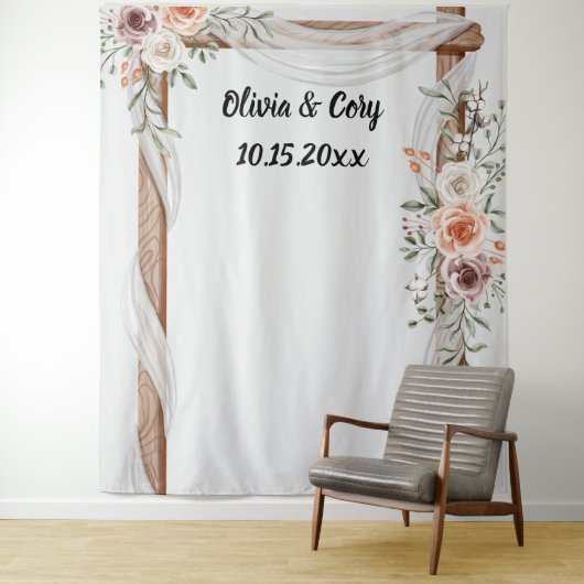 Bindachtergrond - boogfoto's wandkleed (In situ)