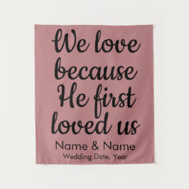 Bindachtergrond voor Christelijk ceremoniekerdecor Wandkleed