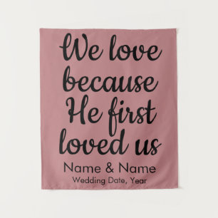 Bindachtergrond voor Christelijk ceremoniekerdecor Wandkleed