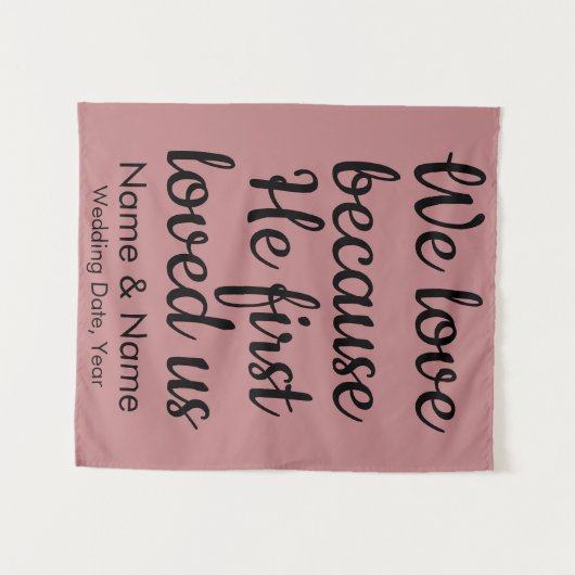 Bindachtergrond voor Christelijk ceremoniekerdecor Wandkleed (Voorkant (horizontaal))