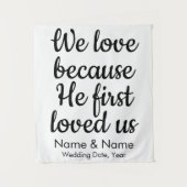 Bindachtergrond voor Christelijk ceremoniekerdecor Wandkleed (Voorkant)