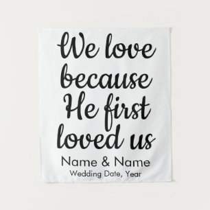 Bindachtergrond voor Christelijk ceremoniekerdecor Wandkleed