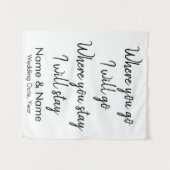 Bindachtergrond voor Christelijke ceremonie Decora Wandkleed (Voorkant (horizontaal))