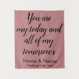 Bindachtergrond voor ontvangst, bijtende achtergro wandkleed