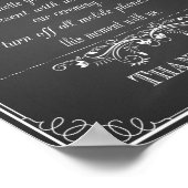 Bindafdruk Niet-gestopt Weddenschap bord Poster (Hoek)