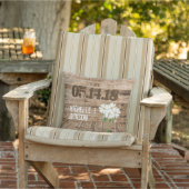 Bindbarn Wood Design met Daisies Buitenkussen (Stoel)