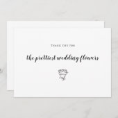 Bindbloemen Bedankkaart (Voorkant / Achterkant)