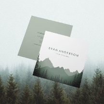 Bindbomen in de berghellengte in Shades of Sage