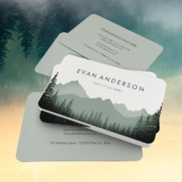 Bindbomen in de berghellengte in Shades of Sage Visitekaartje