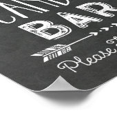 Bindborden voor weddenschap Snoep Poster (Hoek)