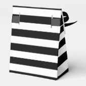 Bindbox, zwarte en witte strepen bedankdoosjes (Achterkant)