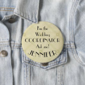 Bindcoördinator Planner Pin-back met naam Ronde Button 4,0 Cm (In situ)