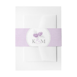 Binddennen voor de paars uitnodigingen wikkel