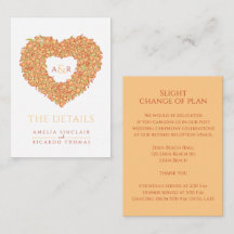 Binddetails oranje tulpen hartmonogram