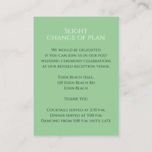 Binddetails witte tulpen bouquet monogram enc informatiekaartje (Achterkant)