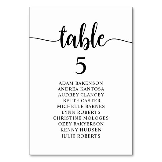 Binddiner, roestrijke gasten kaart (Achterkant)