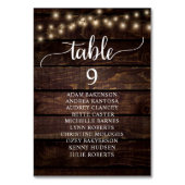 Binddiner, roestrijke gasten kaart (Voorkant)