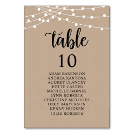 Binddiner, roestrijke gasten kaart