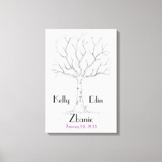 Binddrukboom Canvas Afdruk (Voorkant)