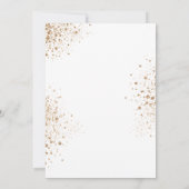 Bindemalyptus glitter gouden bladglitter kaart (Achterkant)