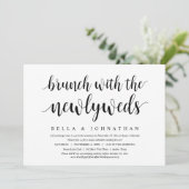 Bindemmer, Brunch met de Passen getrouwd uitnodige Kaart (Staand voorkant)