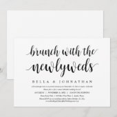 Bindemmer, Brunch met de Passen getrouwd uitnodige Kaart (Voorkant / Achterkant)