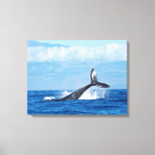 Bindende afdruk van blauw Zee Canvas Afdruk (Voorkant)