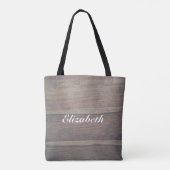 Bindende bruidjes zonnebloem Rustige houten lichte Tote Bag (Achterkant)