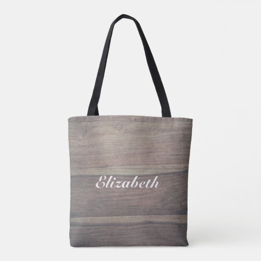 Bindende bruidjes zonnebloem Rustige houten lichte Tote Bag (Achterkant)