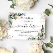 Bindende eucalyptus greenery Gold white foliage Save The Date