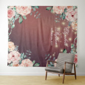 Bindende foto Achtergrond Floral String Lights Wandkleed (In Situ (horizontaal))