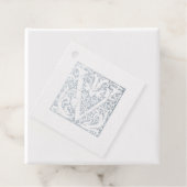 Bindende Jubileum Verlichtingsbrief V Monogram Bedankjes Labels (Met doos)