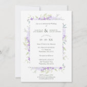 Bindende Paarse zandlopers en bijkantoren Foto Kaart (Achterkant)